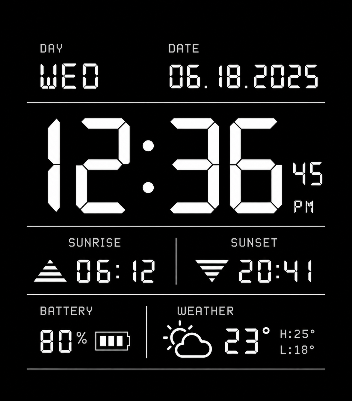 Sanctuary watch face concept